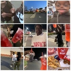 Casual Outing with Food and Drinks