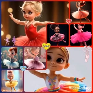 Ballet Characters in Colorful Costumes