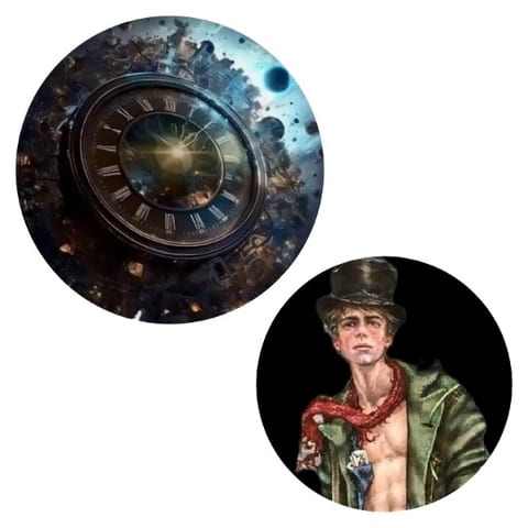 Cosmic Clock and Historical Figure
