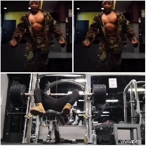 Muscular Person and Weightlifting