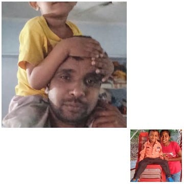 Man with Child and Kids Together