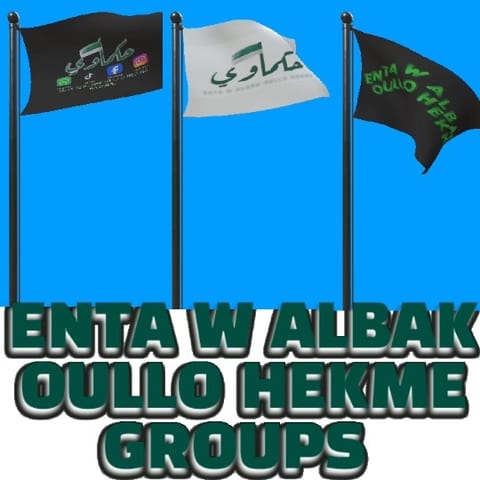 Flags Displaying Community Group Logos
