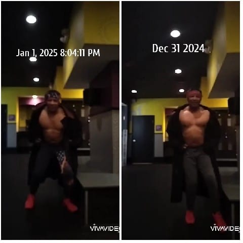 Muscular Person in Gym