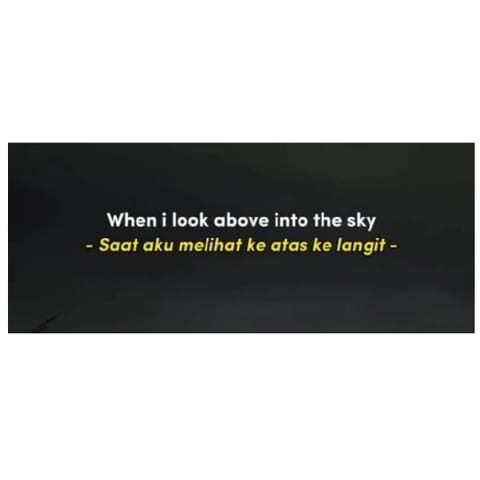 Skyward Reflection in Text