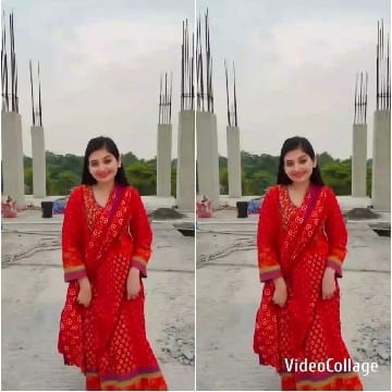 Woman in Traditional Dress Outdoors