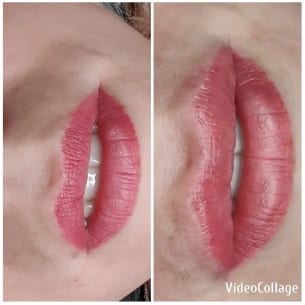 Close-Up Lipstick Comparison