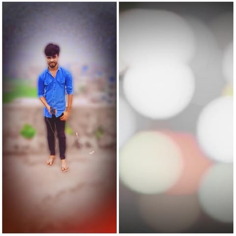 Man Outdoors with Blurred Background