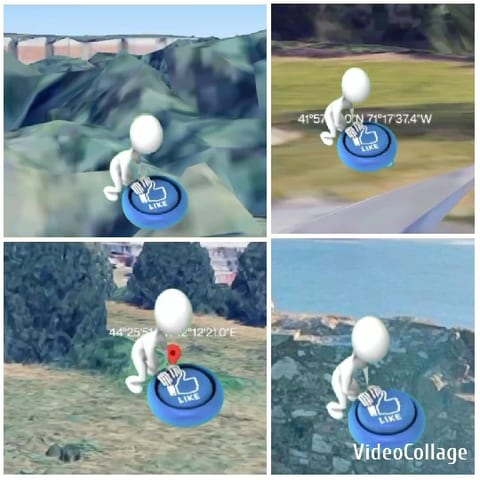 3D Character with Like Button