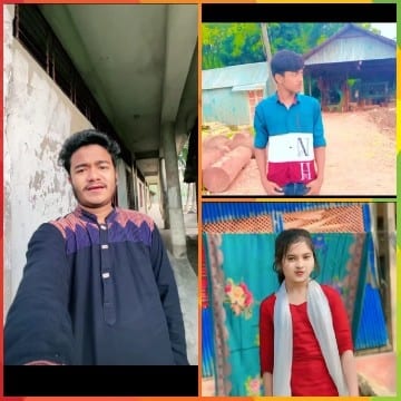 Three Young People in Different Settings