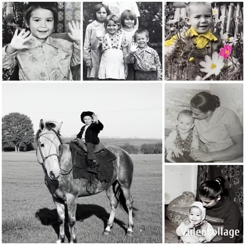Vintage Family Moments in Black and White
