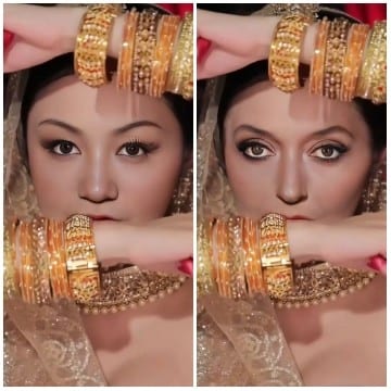 Portrait of Person in Traditional Attire