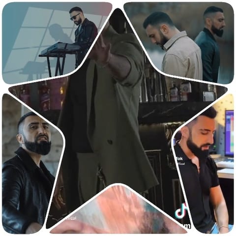 Bearded Man in Various Settings