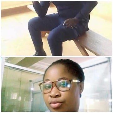 Person on Bench and Close-up View