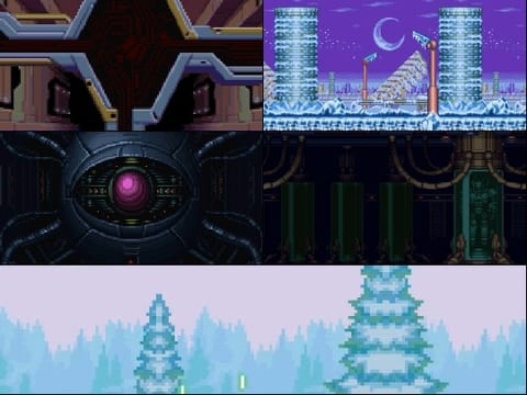 Futuristic Video Game Scenes