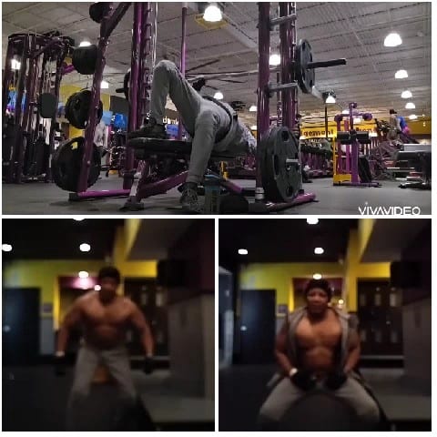Weight Lifting in Gym Panels