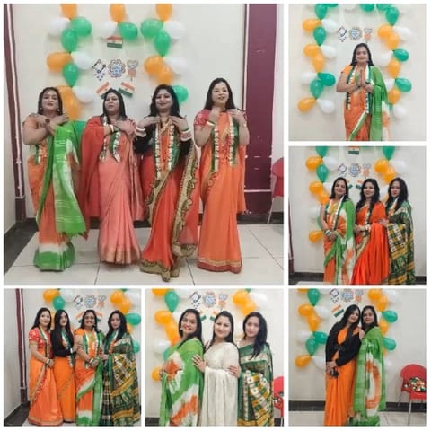 Women in Traditional Attire Celebration