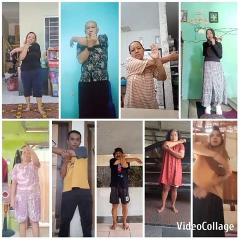 People Performing Stretching Exercises