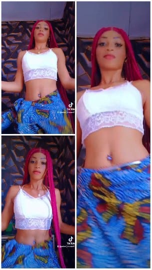 Person with Pink Braided Hair