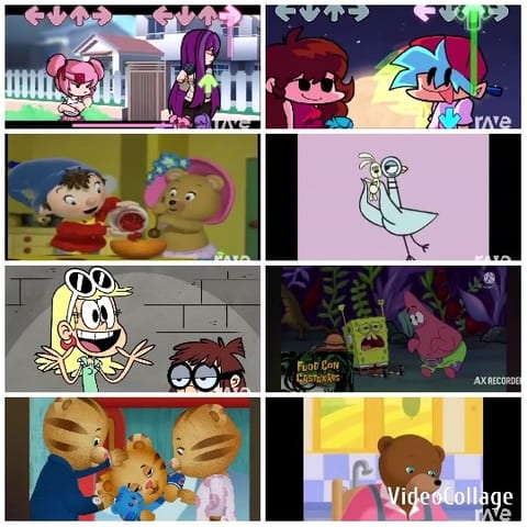 Animated Characters in Fun Scenes