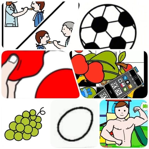 Soccer Ball and Animated Characters