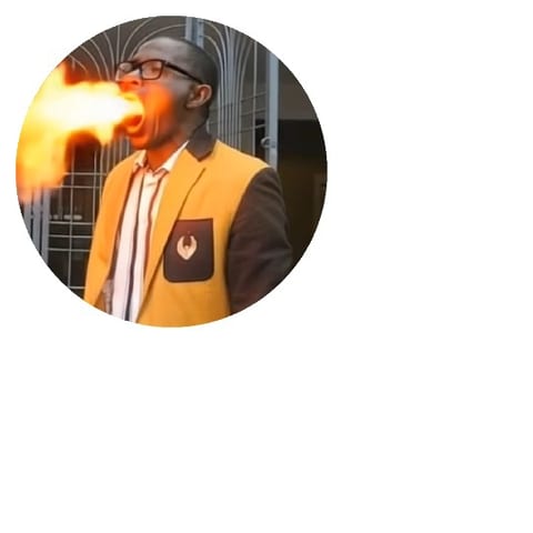 Person Breathing Fire Outdoors