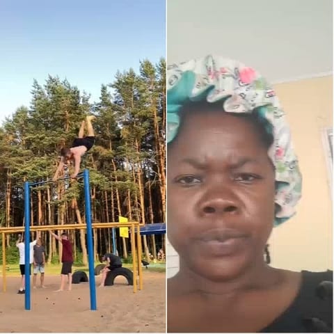 Handstand Practice Outdoors