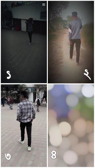Walking Away in Different Locations