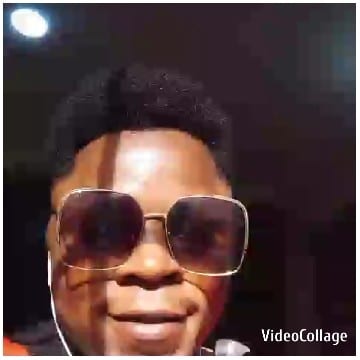 Person with Sunglasses and Earphones