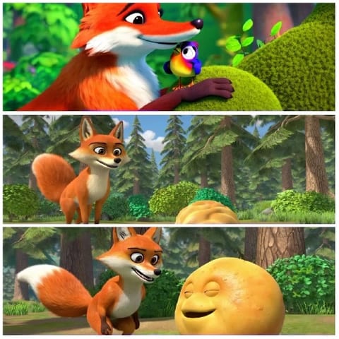 Animated Frames of a Fox Adventure