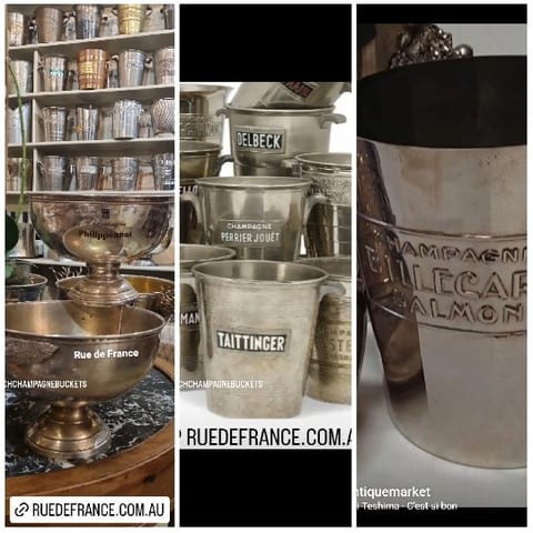 Collection of Vintage Champagne Buckets