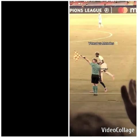Champions League Soccer Match Action