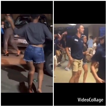 Walking on Street and Socializing