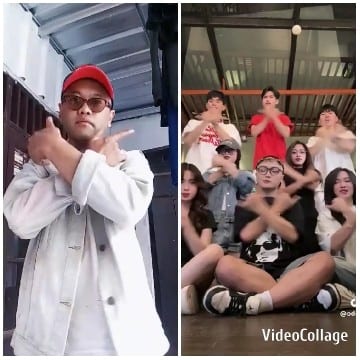 Stylish Pose with Group of Friends