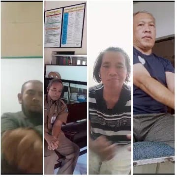 Individuals Indoors with Background Details