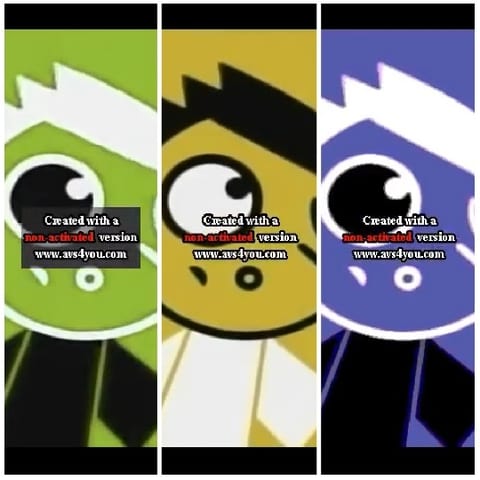 Cartoon Characters in Colors