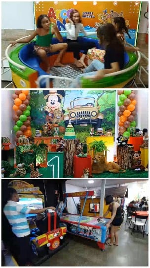 Children Enjoying Amusement Park Fun