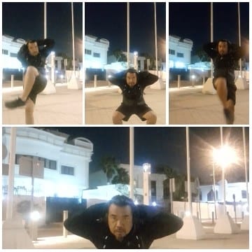 Nighttime Outdoor Workout Routine