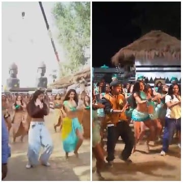 Dancing Groups in Colorful Costumes