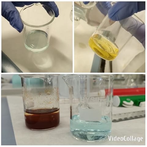 Laboratory Beakers and Liquids