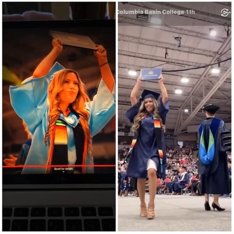 Graduation Ceremony with Diploma