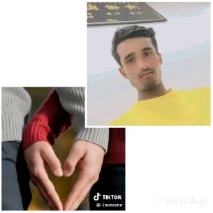Posing with Heart-Shaped Hands