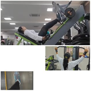 Gym Workouts in Three Views