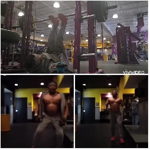 Bench Press and Locker Room Shots