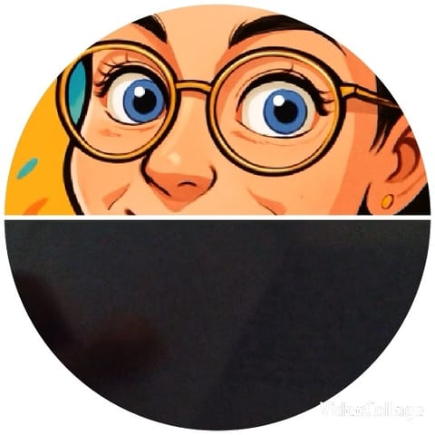 Cartoon Illustration with Dark Background