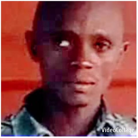 Blurred Portrait with Orange Background