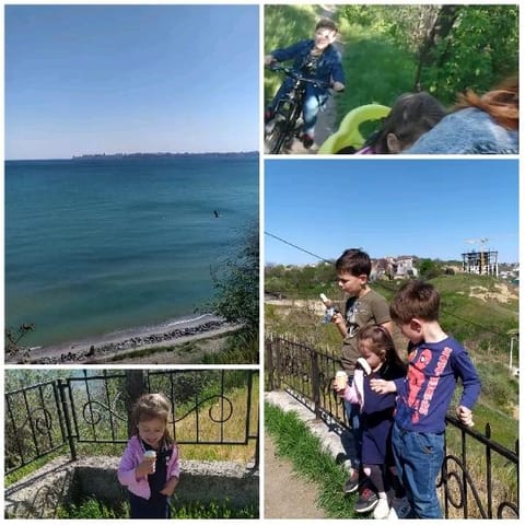 Seaside Landscape and Ice Cream Moments