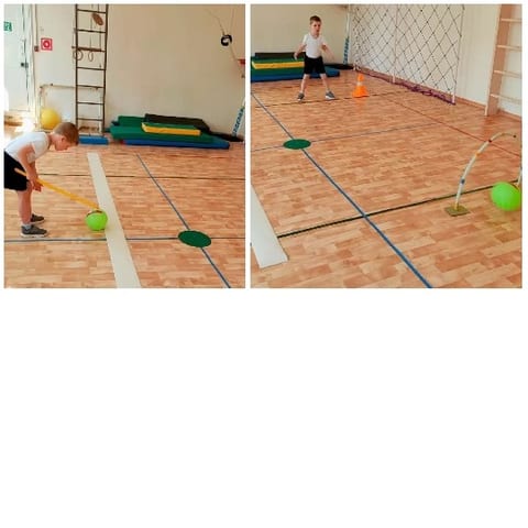 Child Engaging in Gym Activities