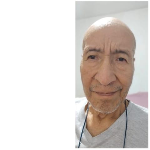 Older Man with Eyeglasses at Home