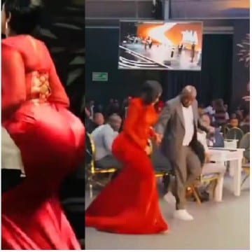 Couple Dancing at Formal Event