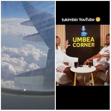 Airplane View and Casual Conversation